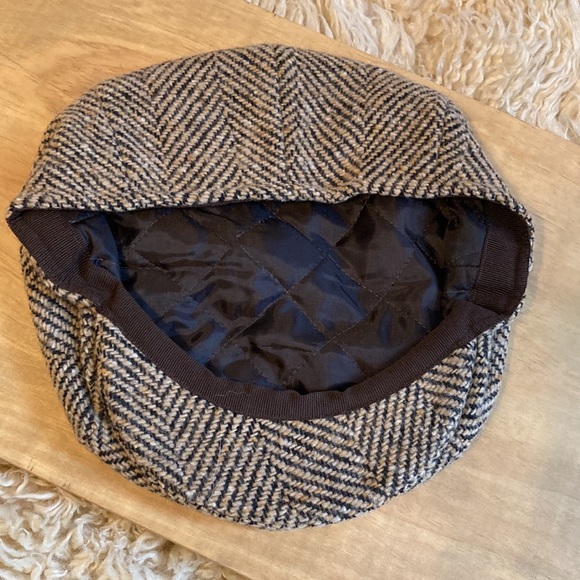Vintage Wool Newsboy Hat - Picture 2 of 3